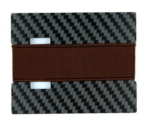 Card Holder Bottle Opener Slim Wallet Carbon