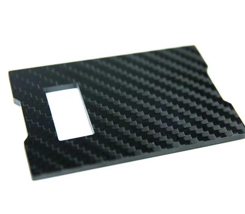 Card Holder Bottle Opener Slim Wallet Carbon