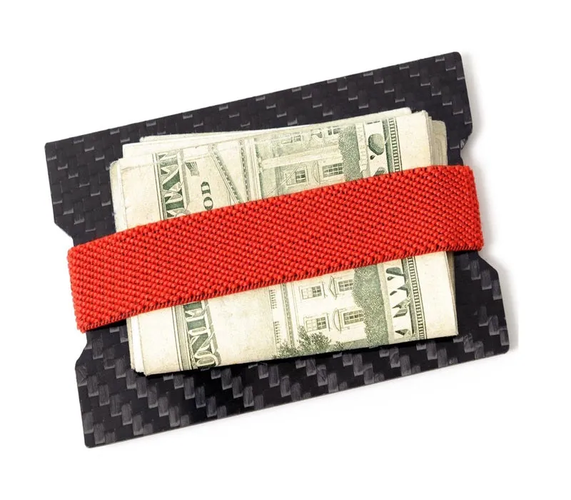 Card Holder Bottle Opener Slim Wallet Carbon