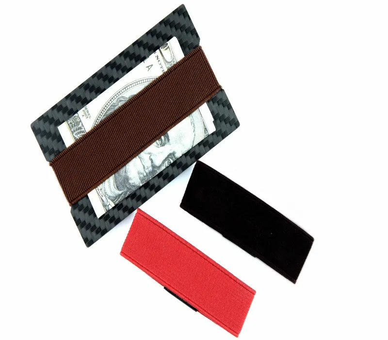 Card Holder Bottle Opener Slim Wallet Carbon
