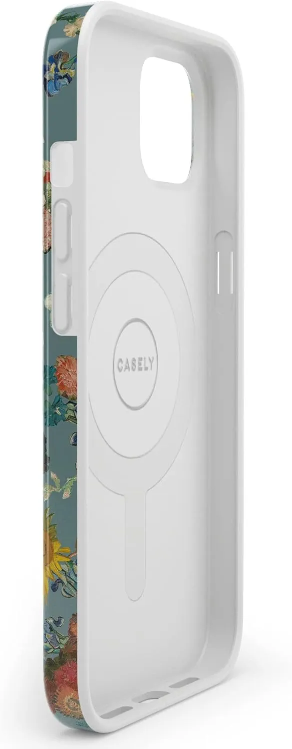 Casely iPhone 13 Case | Van Gogh's Flowers | The Van Gogh Museum 50th Anniversary | Compatible with MagSafe