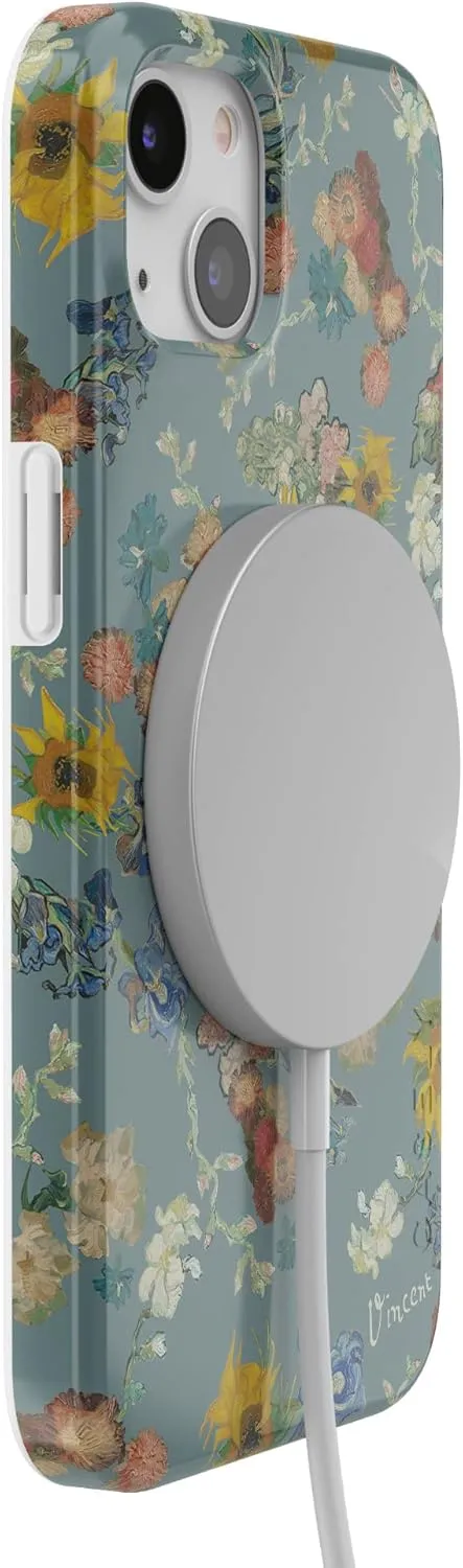 Casely iPhone 13 Case | Van Gogh's Flowers | The Van Gogh Museum 50th Anniversary | Compatible with MagSafe