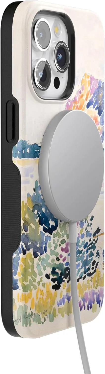 Casely iPhone 15 Pro Max Case | Cap Nègre | Calm Waters | The Met Museum Watercolor Bold | Compatible with MagSafe and Action Button