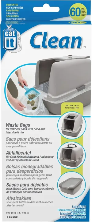 Catit Waste Bags Hooded Cat Litter Pans