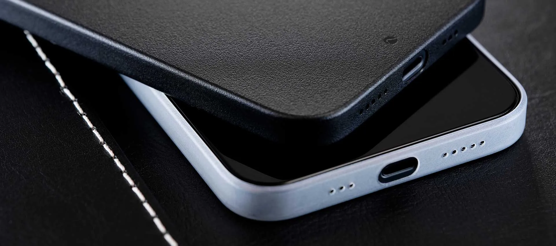 Caudabe The Veil Ultra Thin Case For iPhone iPhone 12 Pro Max - STEALTH BLACK