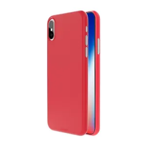 Caudabe The Veil XT Ultra Thin Minimalist Case For iPhone X - RED