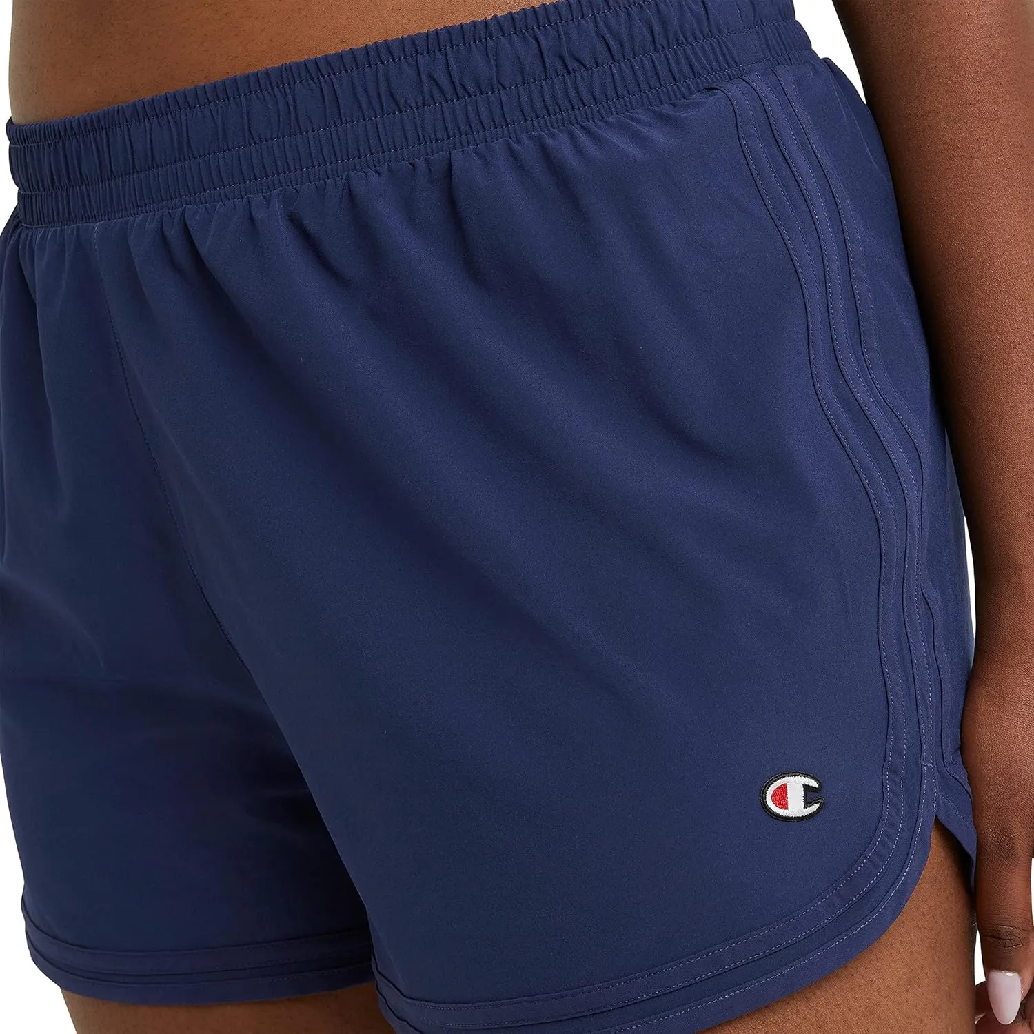 Champion Women'S Shorts, Varsity Shorts, Moisture Wicking, Lightweight Gym Shorts For Women, 3.5 (Plus Size Available)