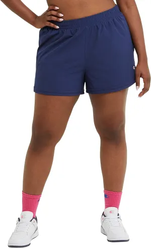 Champion Women'S Shorts, Varsity Shorts, Moisture Wicking, Lightweight Gym Shorts For Women, 3.5 (Plus Size Available)