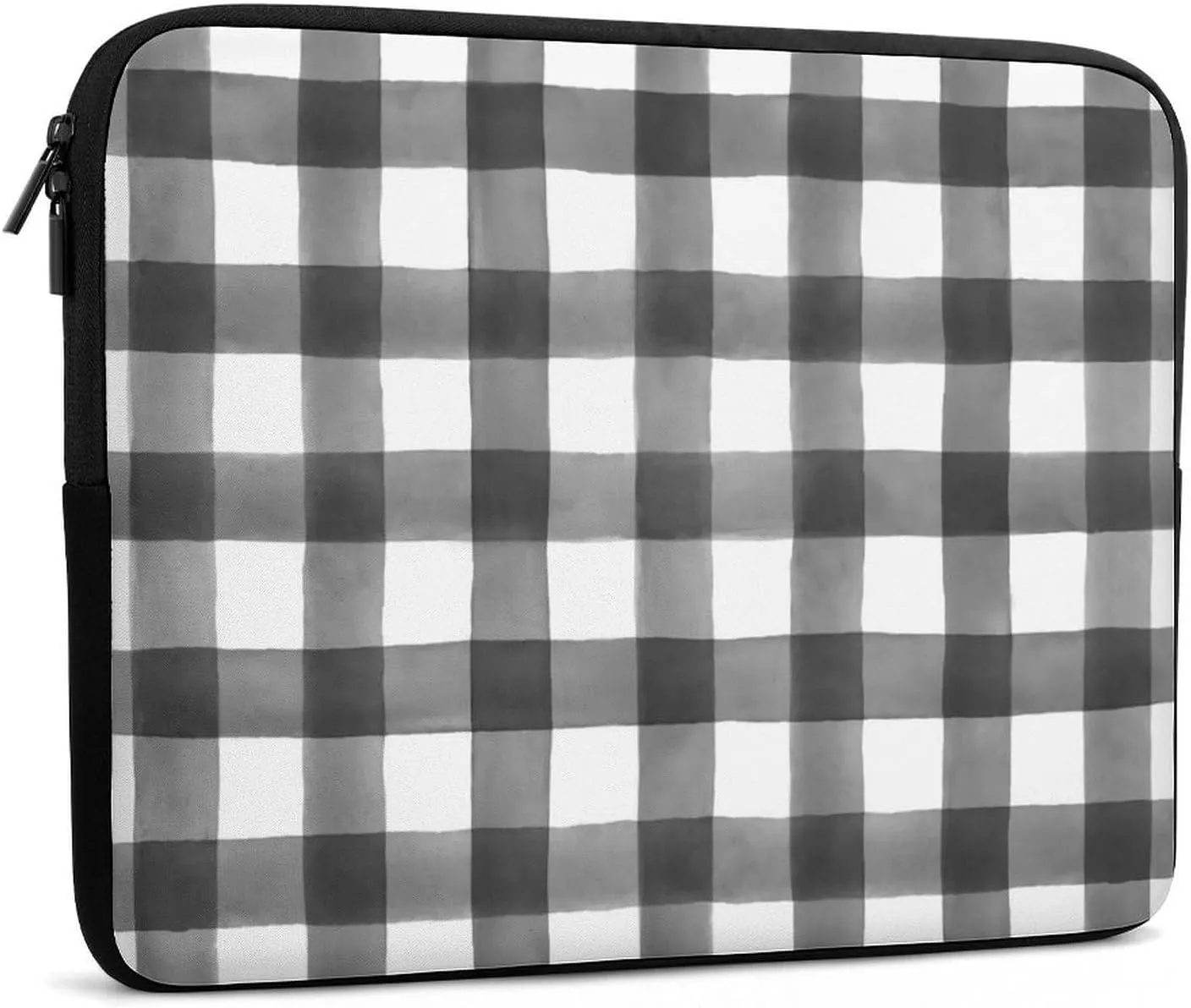 Checkered Black And White All Print Hands Free Withdrawal Laptop Bag Unisex