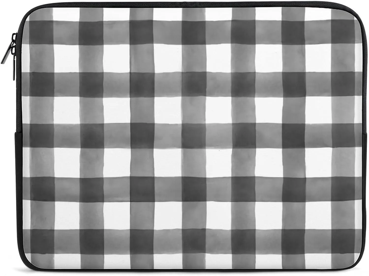 Checkered Black And White All Print Hands Free Withdrawal Laptop Bag Unisex