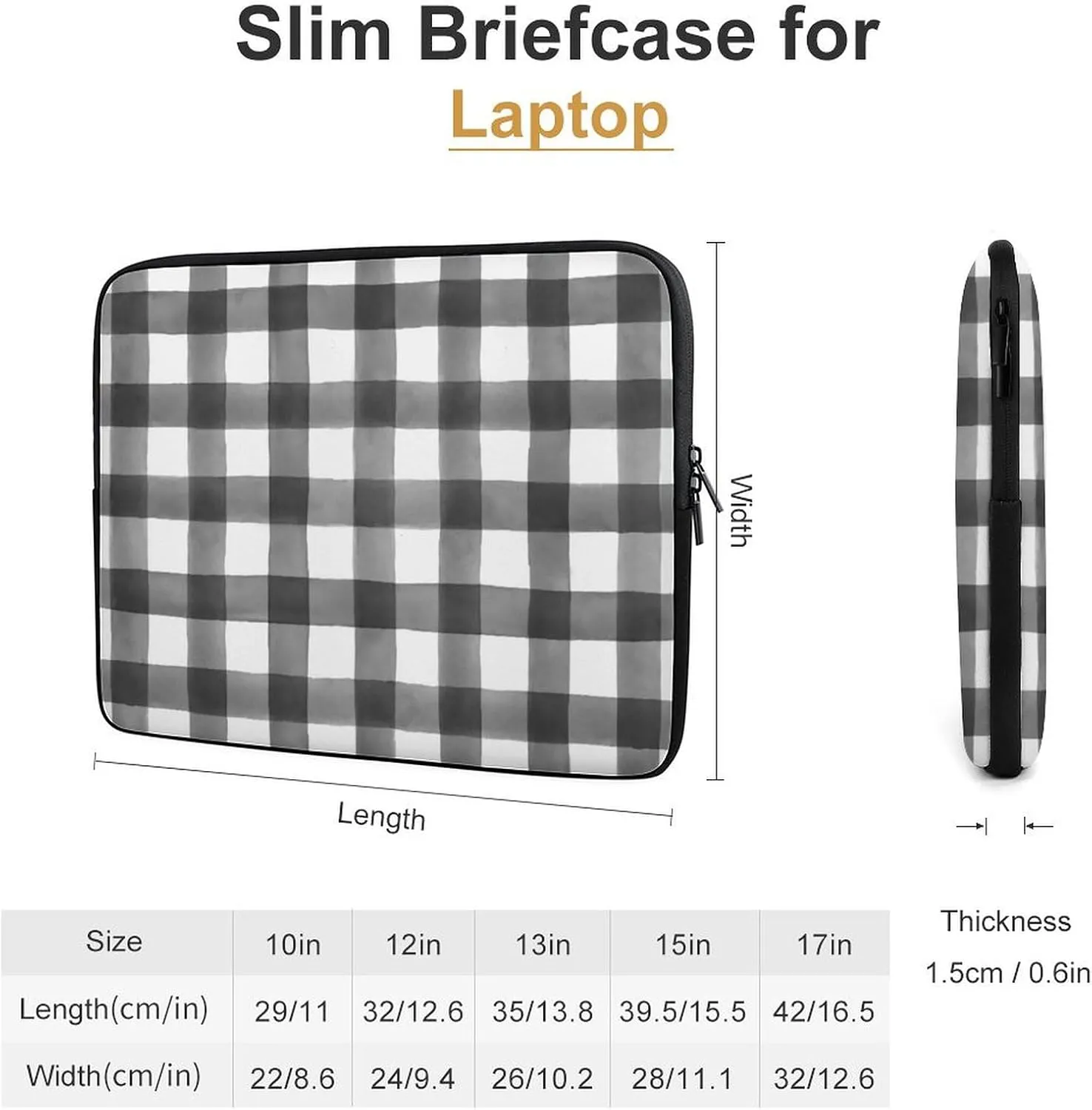 Checkered Black And White All Print Hands Free Withdrawal Laptop Bag Unisex