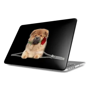 Chow Chow Rose Zipper MacBook Case, MacBook Air Case, MacBook Air 13 Case, MacBook Pro Case, MacBook Pro 14 inch Case