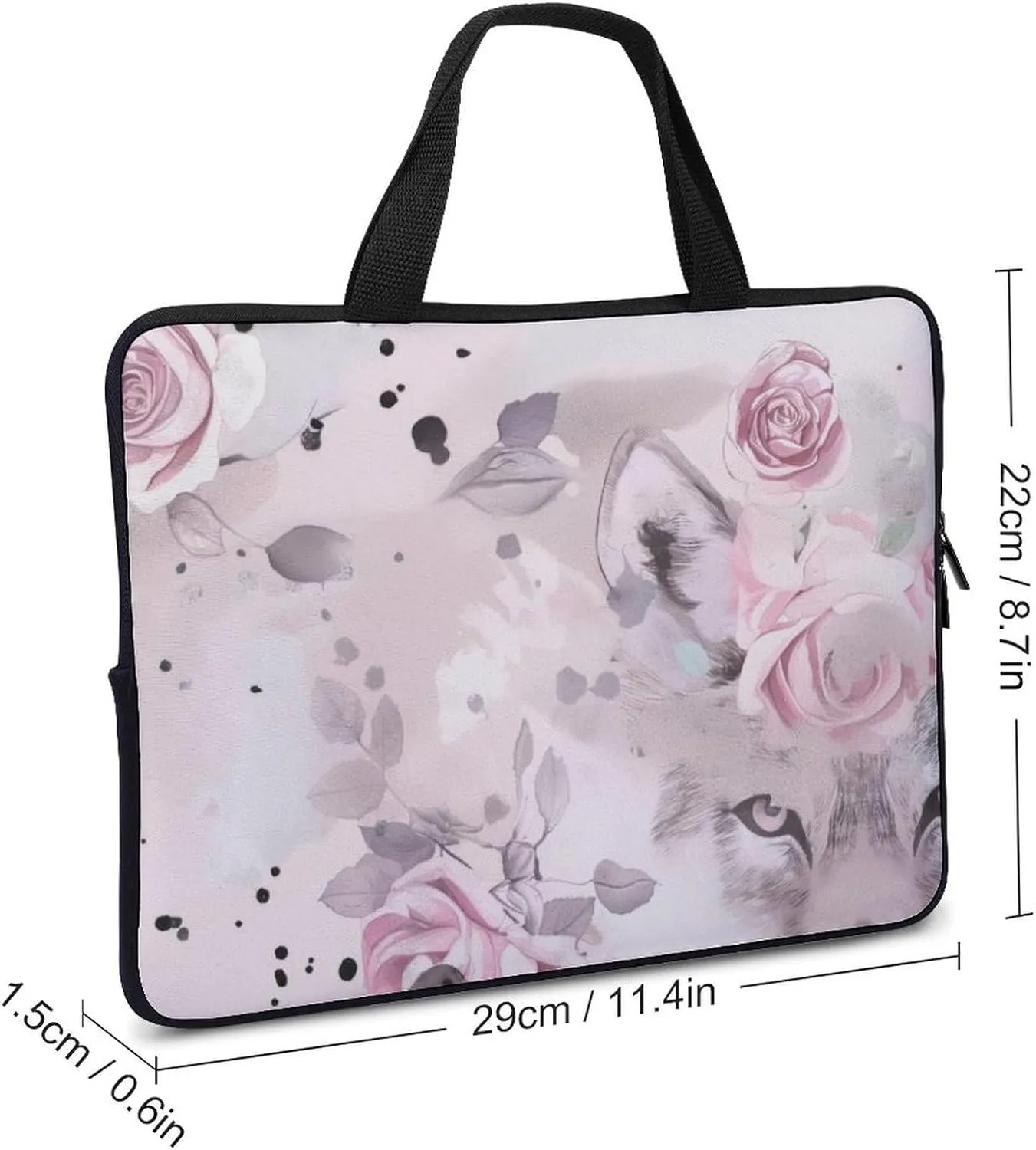 Christmas Tree Laptop Bag Water-resistant Laptop Sleeve Handle Notebook Computer Case Briefcase