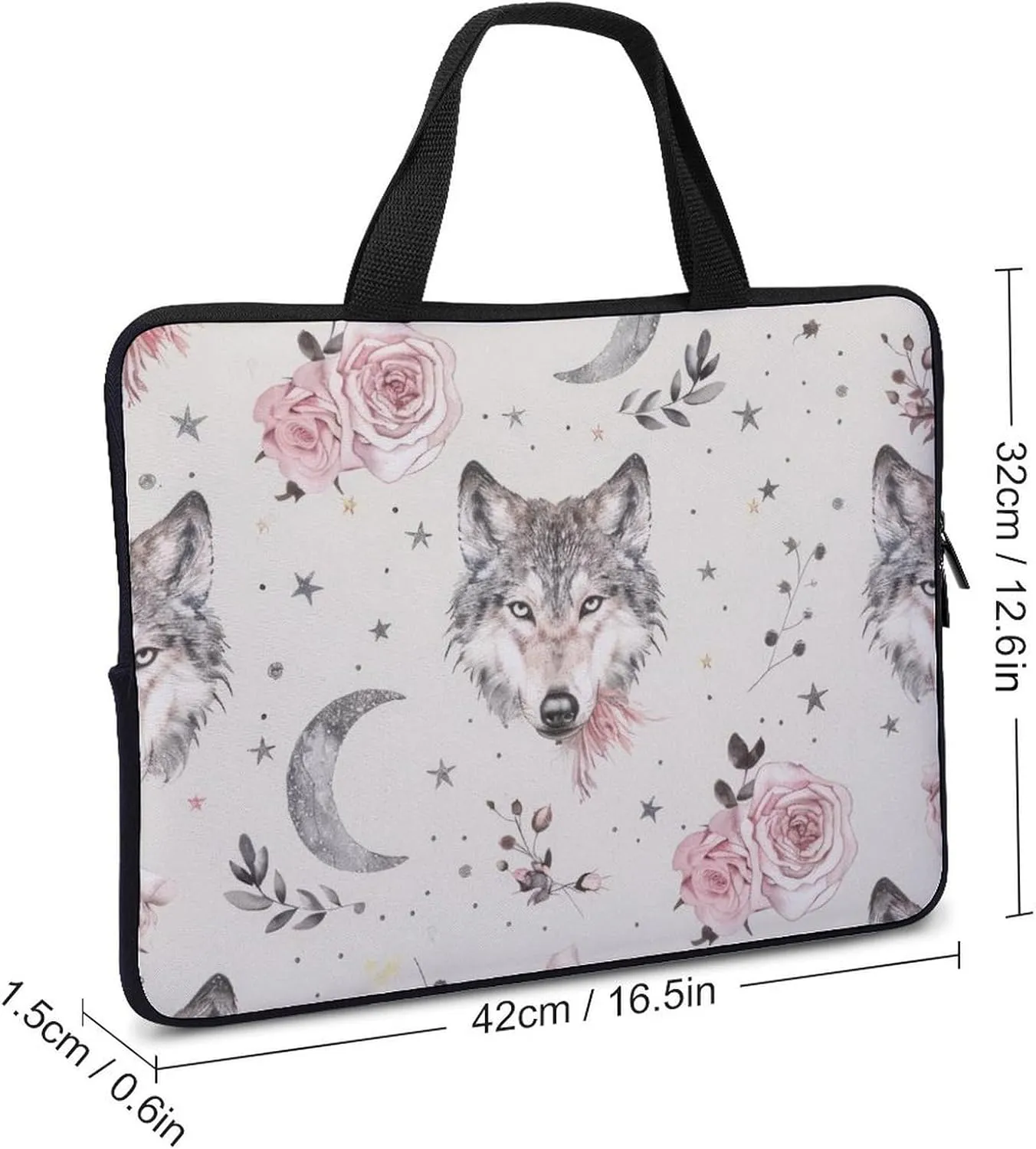 Christmas Tree Laptop Bag Water-resistant Laptop Sleeve Handle Notebook Computer Case Briefcase