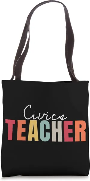 Civics Teacher Life Back To School First Day Appreciation Tote Bag