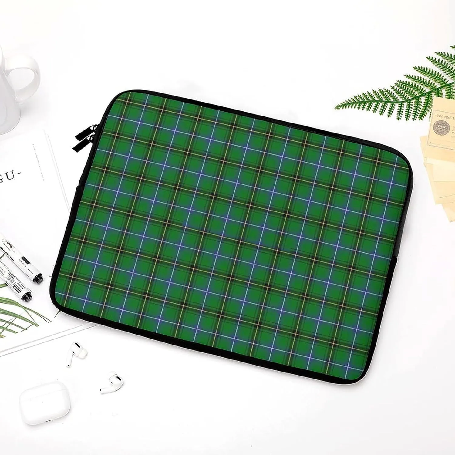 Clan Rutherford Tartan All Print Hands Free Withdrawal Laptop Bag Unisex