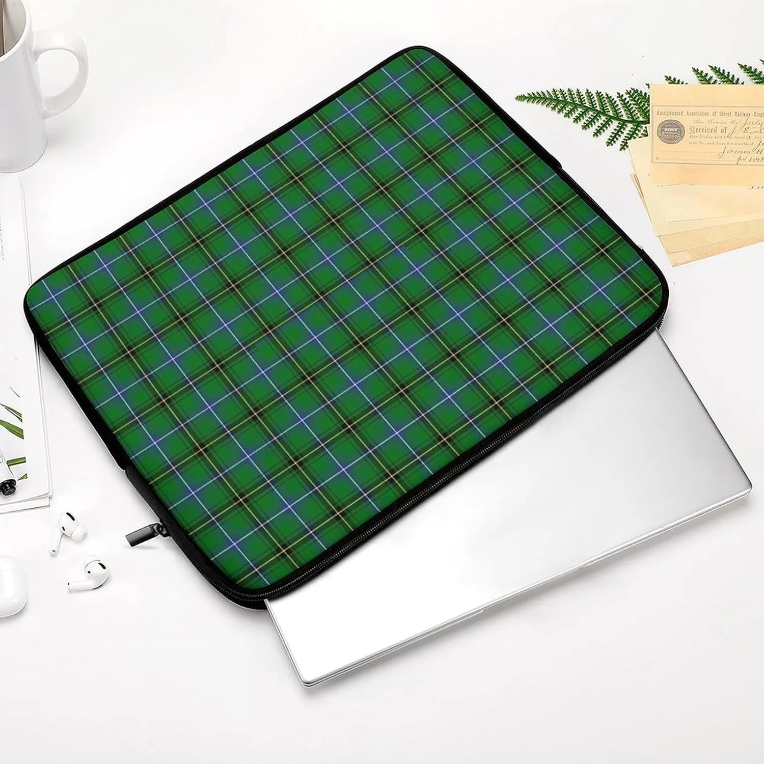 Clan Rutherford Tartan All Print Hands Free Withdrawal Laptop Bag Unisex