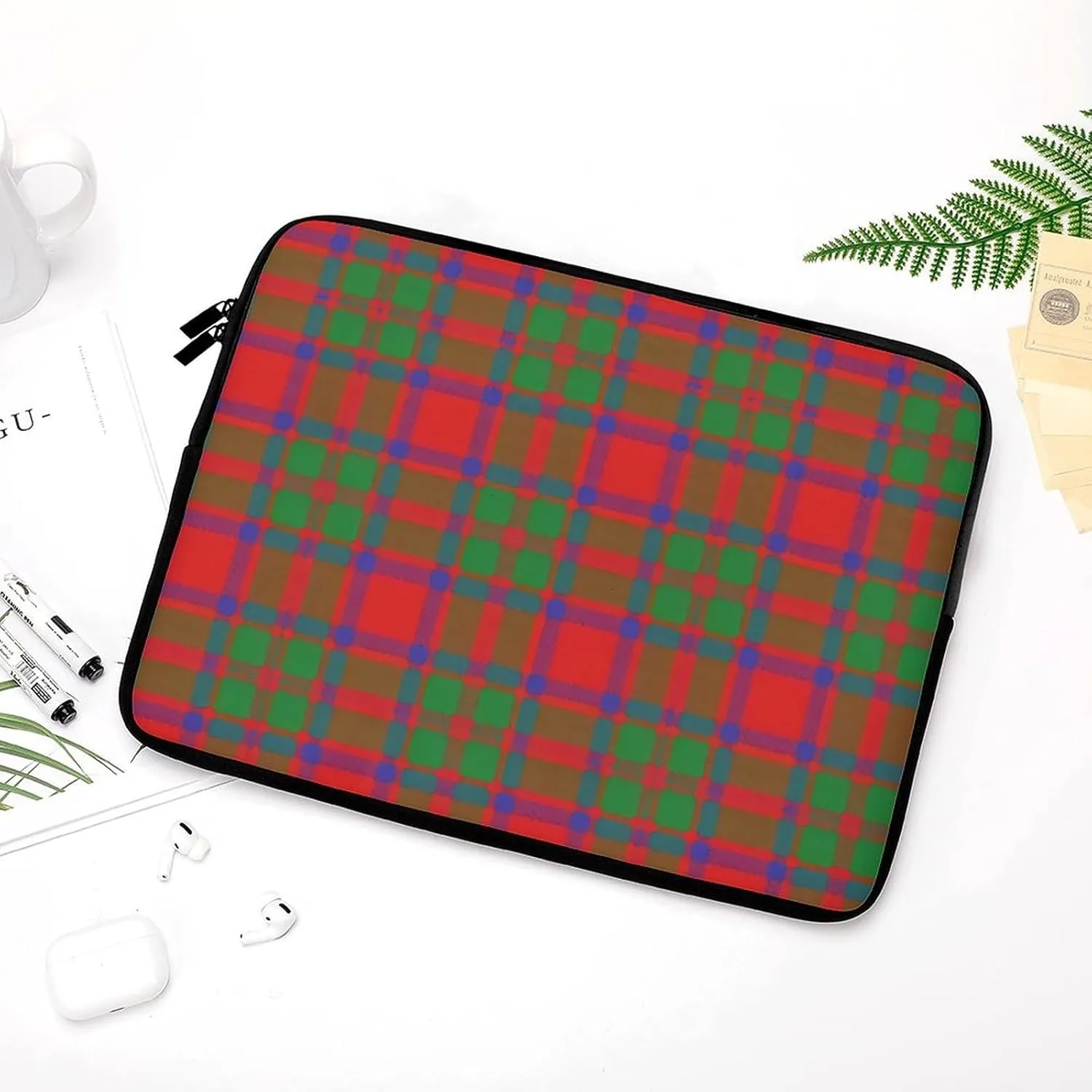 Clan Rutherford Tartan All Print Hands Free Withdrawal Laptop Bag Unisex