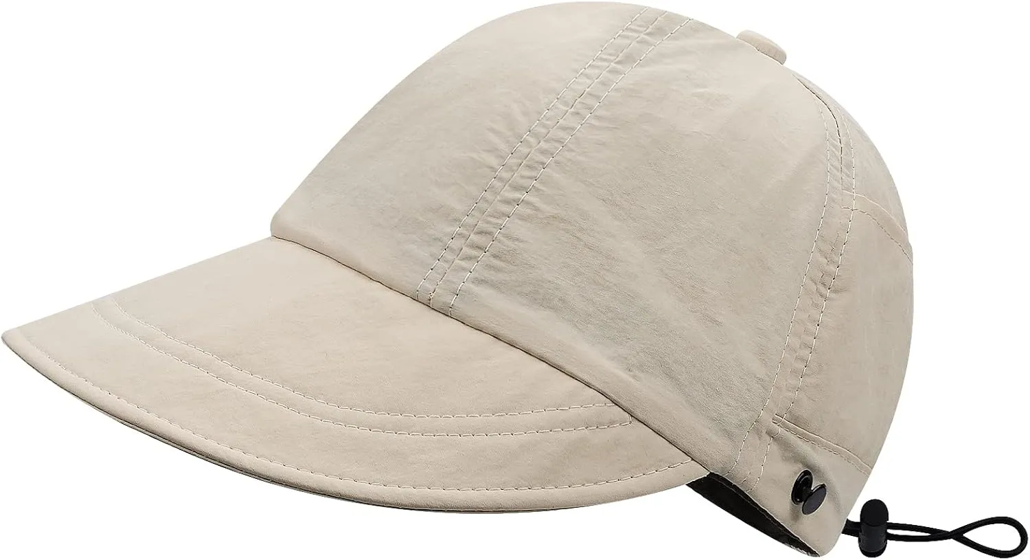 CLAPE Wide Brim Visor Hat Golf Visor Cap Packable Beach Hat Sun Protection Hat for Beach Garden Tennis Running Sunshade Hat
