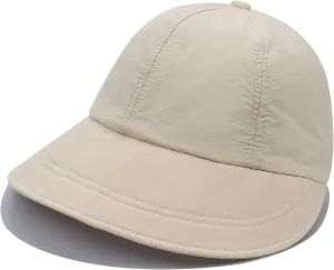 CLAPE Wide Brim Visor Hat Golf Visor Cap Packable Beach Hat Sun Protection Hat for Beach Garden Tennis Running Sunshade Hat