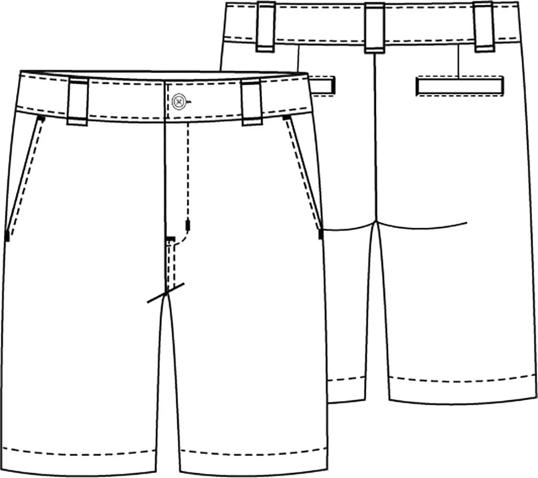 Classroom School Uniforms Big Little Boys Stretch Slim Fit Short