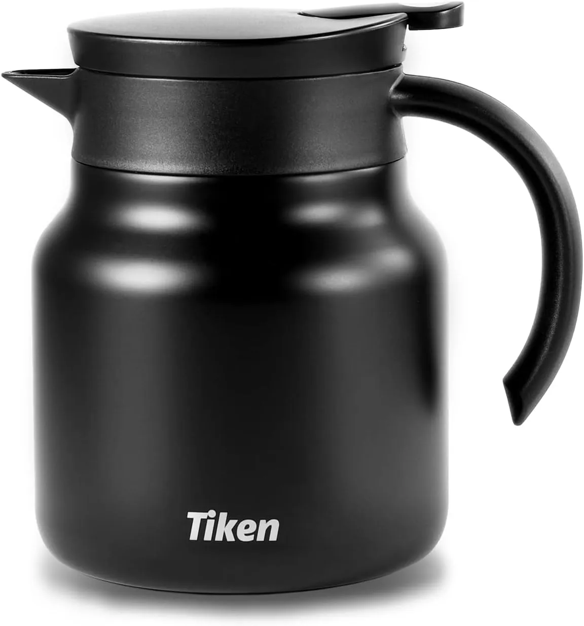 Coffee Server, 800ML (27 Oz) Thermal Coffee Carafe, Stainless Steel Insulated Vacuum Coffee Carafes For Keeping Hot - Matte Black