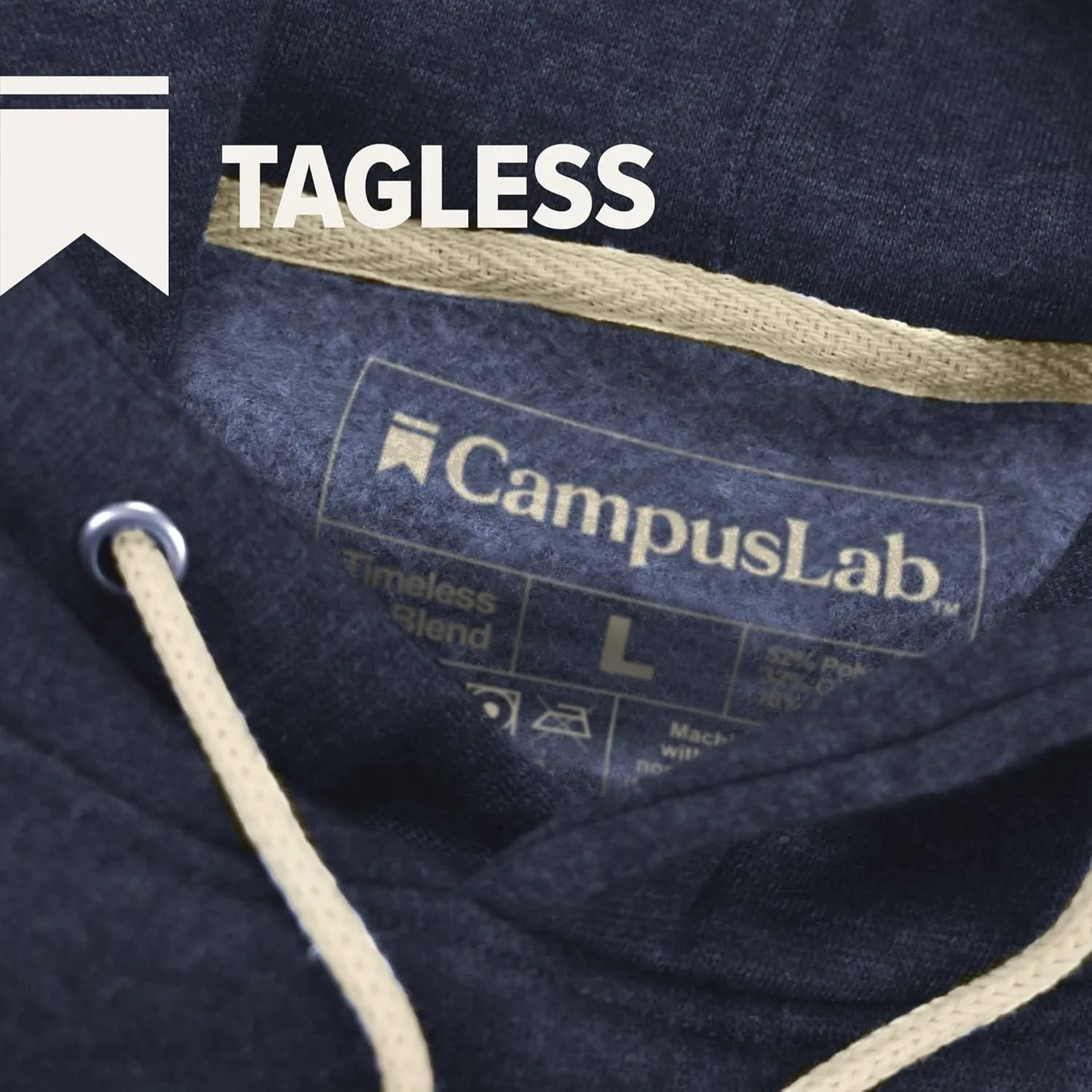 Collegiate Distressed School Name Unisex Adult Slim Fit Pullover Hoodie Collection
