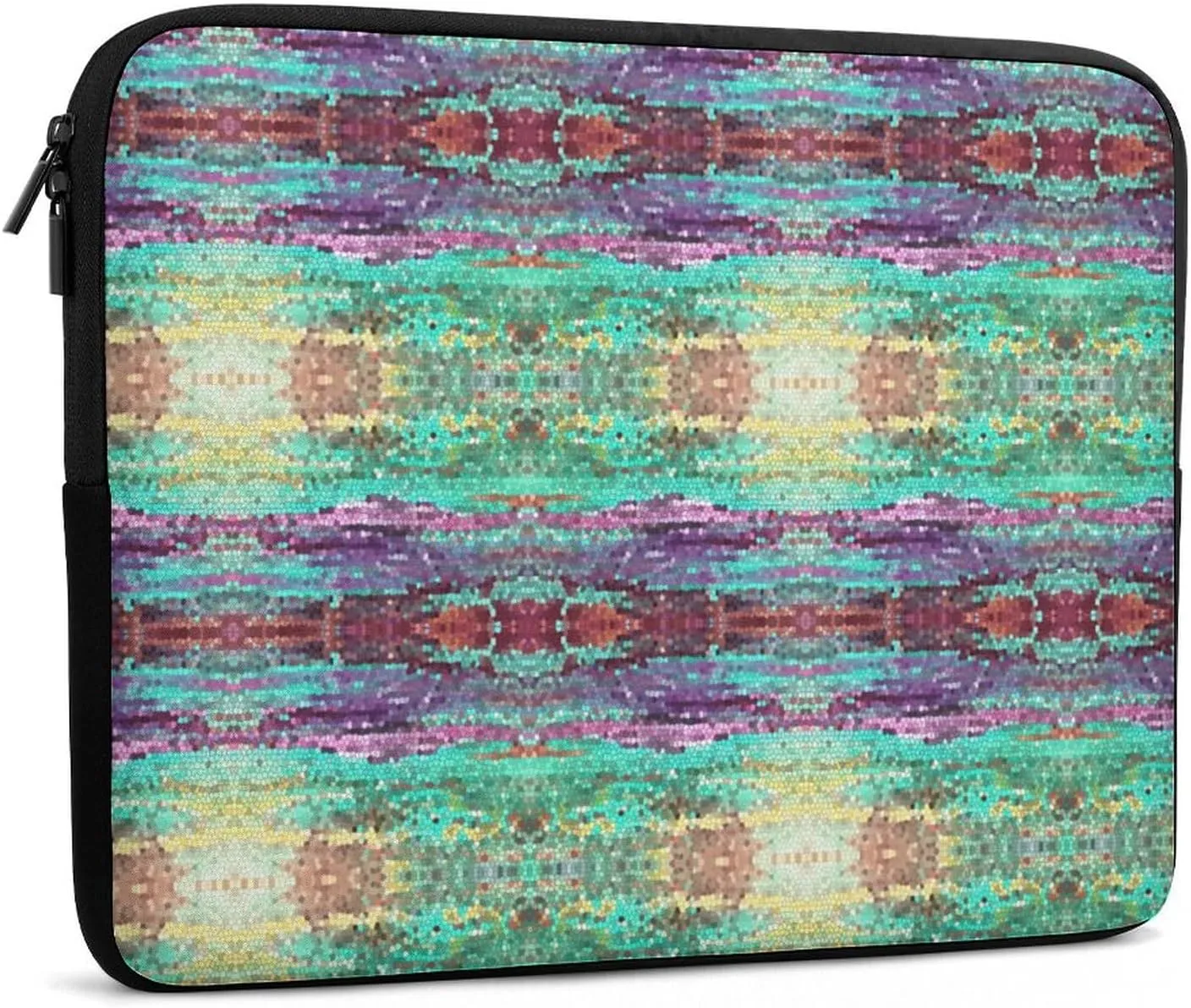 Colorful Moroccan Tile Laptop Bag Without Handheld, Large Capacity, Lightweight And Convenient