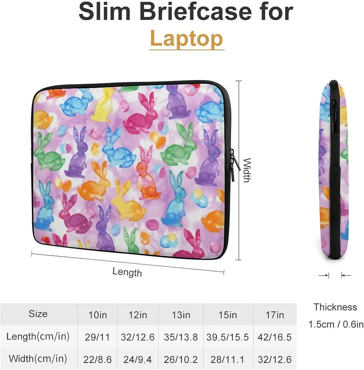 Colorful Print All Print Hands Free Withdrawal Laptop Bag Unisex