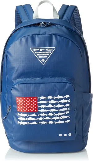 Columbia Unisex PFG PHG Zigzag 22L Backpack, Carbon/PFG Fish Flag, One Size