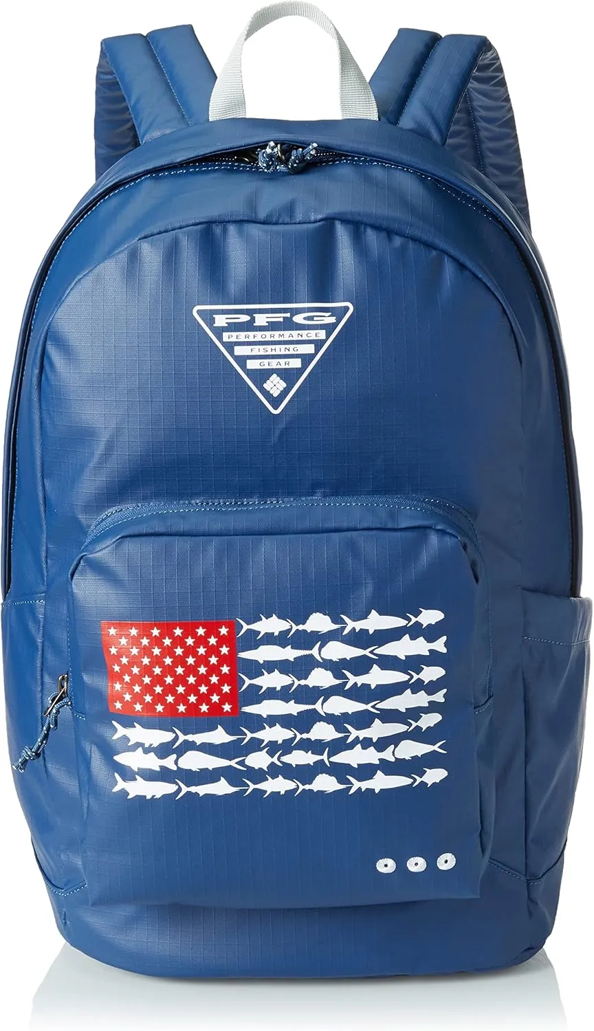Columbia Unisex PFG PHG Zigzag 22L Backpack, Carbon/PFG Fish Flag, One Size