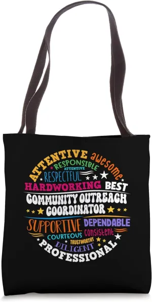Community Outreach Coordinator School Tote Bag