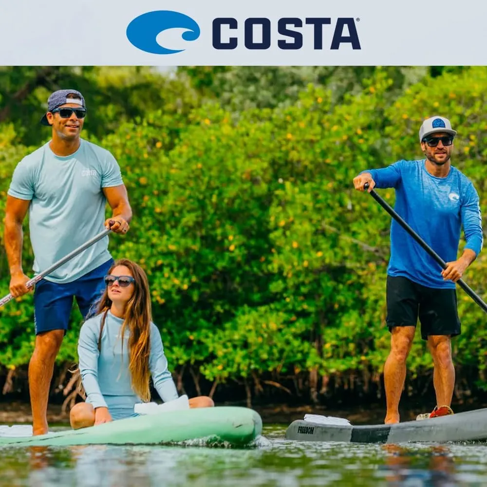 Costa Del Mar Men's Ballast Rectangular Sunglasses