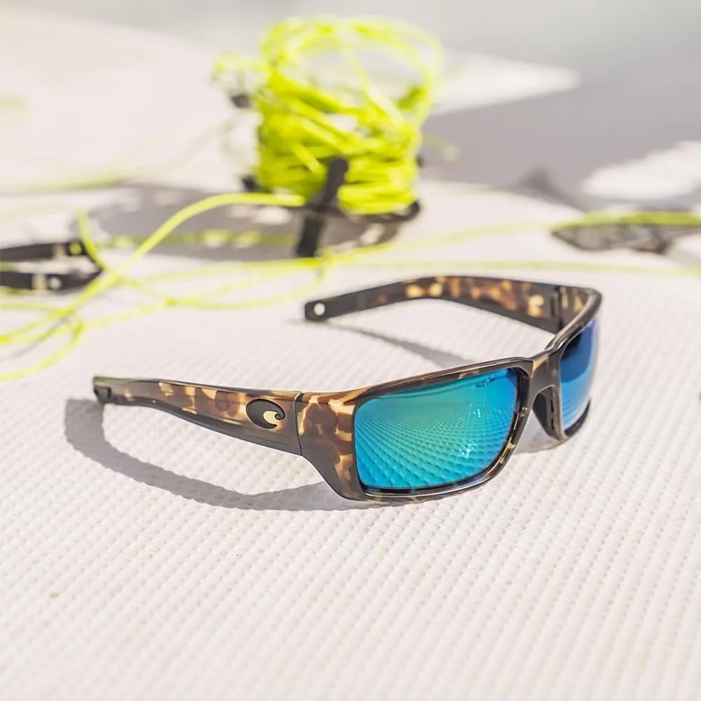 Costa Del Mar Sunglasses for Men - Fantail PRO Mens Polarized Sunglasses - Fishing, Boating & Beach UV Protection - Size 60