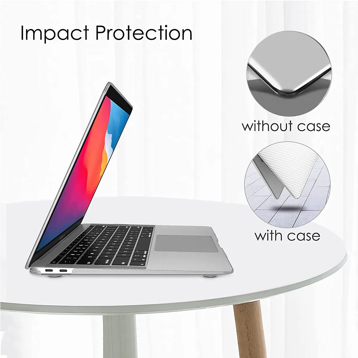 COTECi Carbon Fiber Texture PP Protective Soft Shell for MB Air 13" (2025-2022 M4/M3/M2)