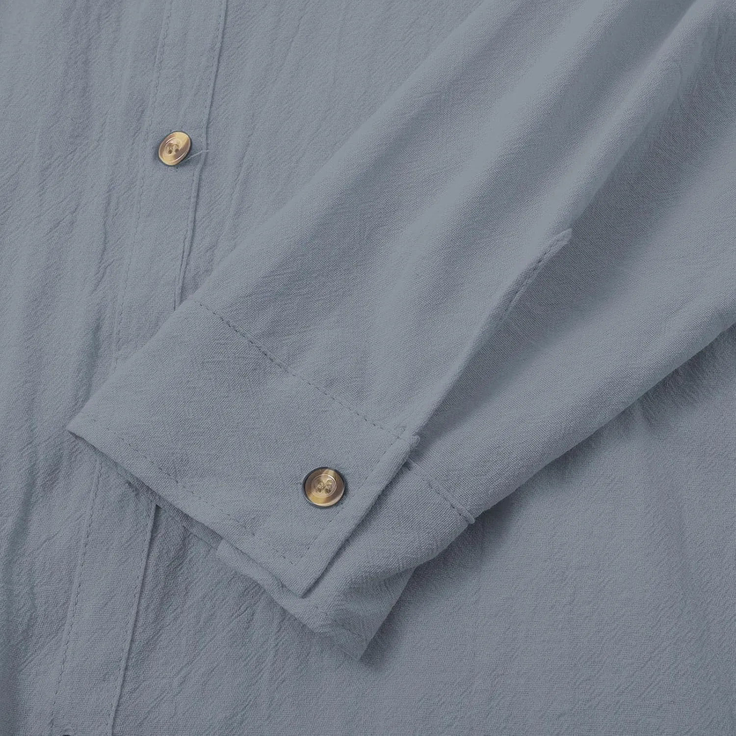 Cotton Linen Shirts for Men Drawstring Button Long Sleeve Tops with Hood Casual Breathable Summer Beach Hoodie