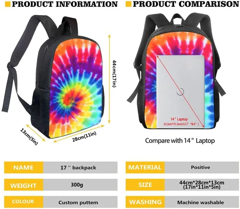 Cow Skin Parasaurolophus 3 Pcs Backpack Set for Back to School Bookbag Teen Boys Cow Texture Spot Dinosaur Shoulder School Bags Insulated Lunchbox with Pencil Case