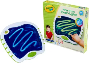Crayola Toddler Touch Lights, Musical Sensory Toys for Toddlers, Light Up Drawing Pad, Mess Free Painting, Travel Activity, Gift for Toddlers, 2 