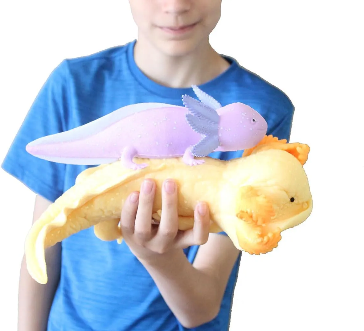 Curious Minds Busy Bags Set of 2 Jumbo 9" Grow Axolotl - Add Water & Grows - Gift - Fun Critter - Ages 6  - Random Color