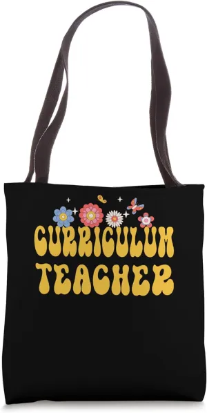 Curriculum Teacher Squad, Groovy Back To School Matching Tote Bag