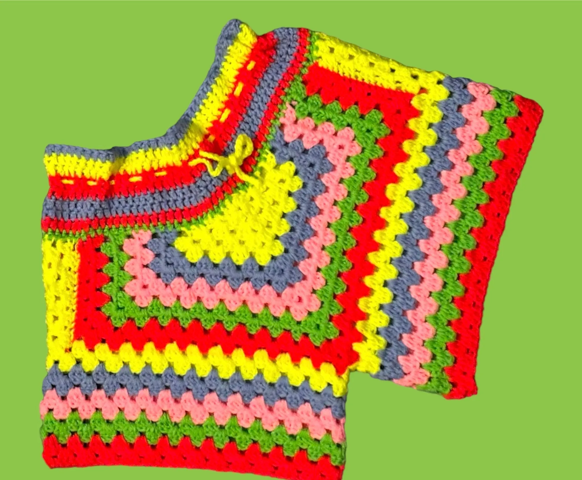 Custom Crochet Drawstring Shorts
