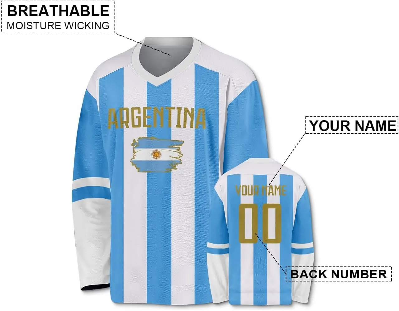 Custom Ice Hockey Jersey Stitched for Men Women Youth Kids S-6XL Hockey Jersey Shirt Gifts Personalized Name Number