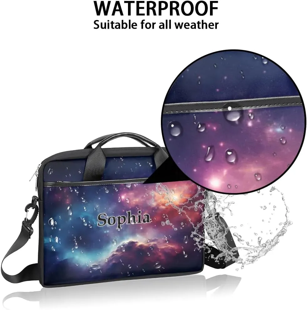Custom-Laptop-Bag for-Adults Personalized Laptop-Shoulder-Bag with-Name Computer-Bag Meteor Work-Bag