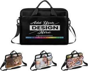 Custom Laptop Bag, Personalized Shoulder Bag for Laptop, Portable Computer Bag ，Gifts for Business Office