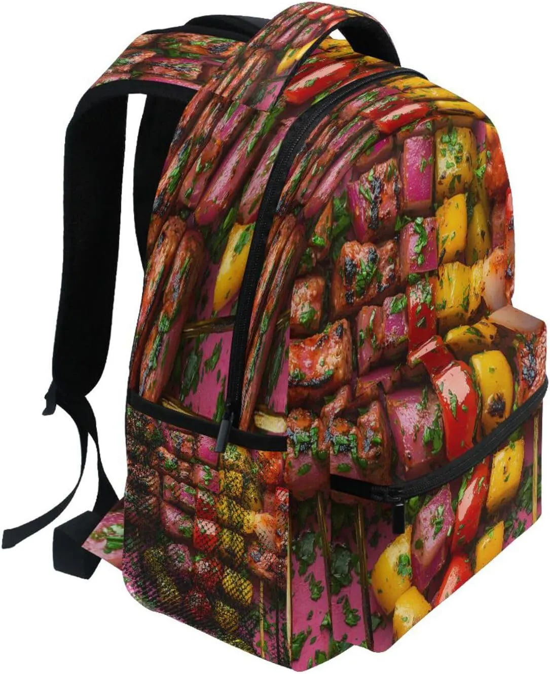 Cute Backpack for Teens Boys Girls Fashion Backpack with Chest Strap Gift Men & Women Turkish Kebabs Greek Style