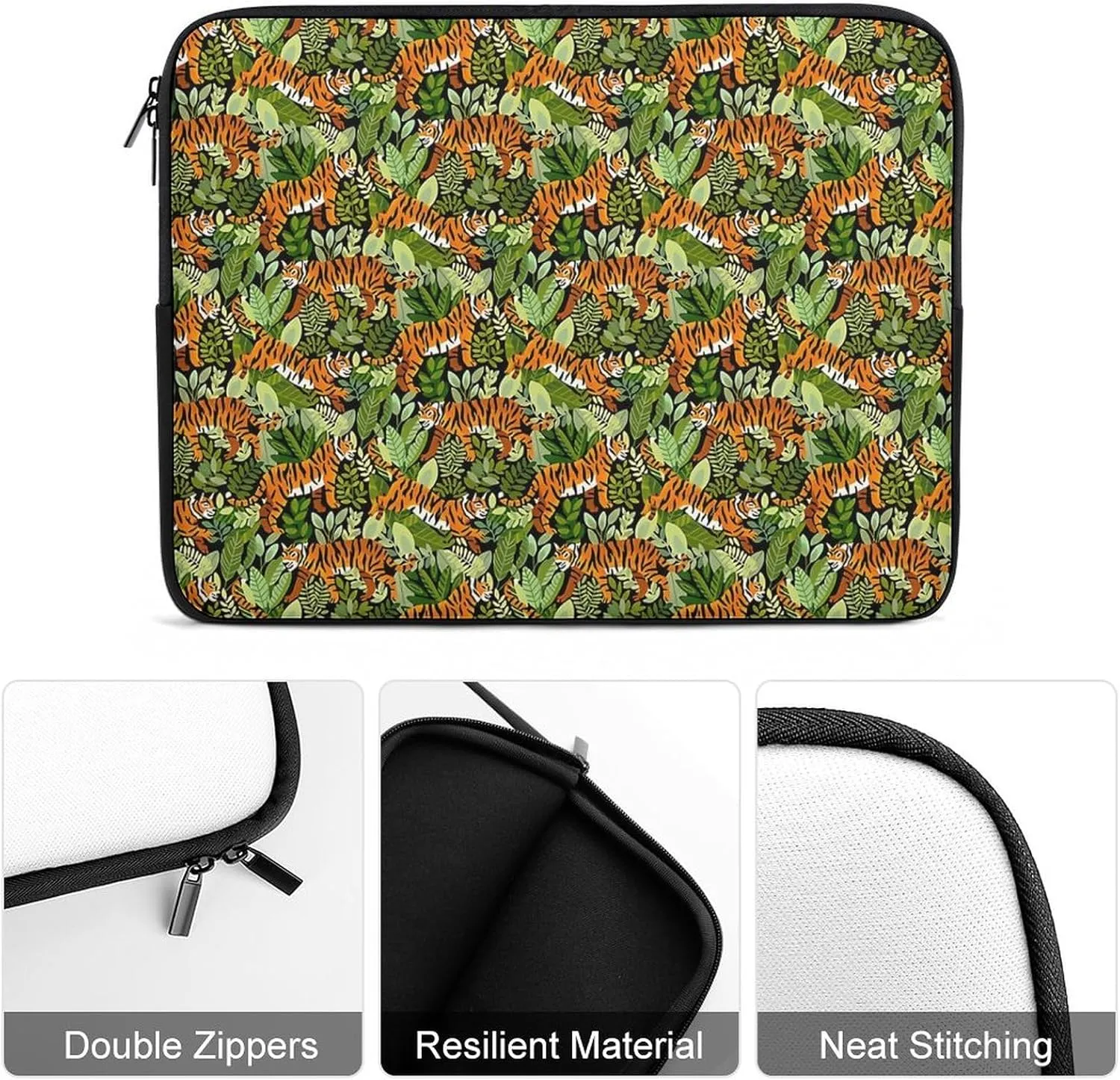 Cute Cats Head All Print Hands Free Withdrawal Laptop Bag Unisex