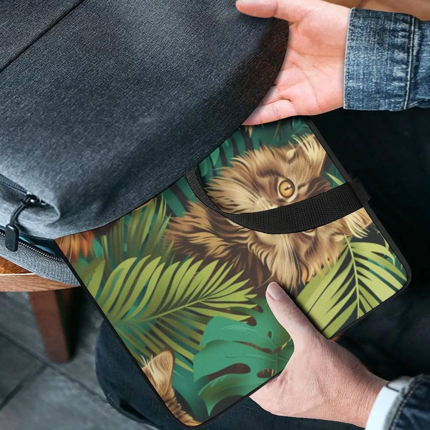 Cute Cow Pattern Messenger Bag Case Sleeve for Laptop Briefcase