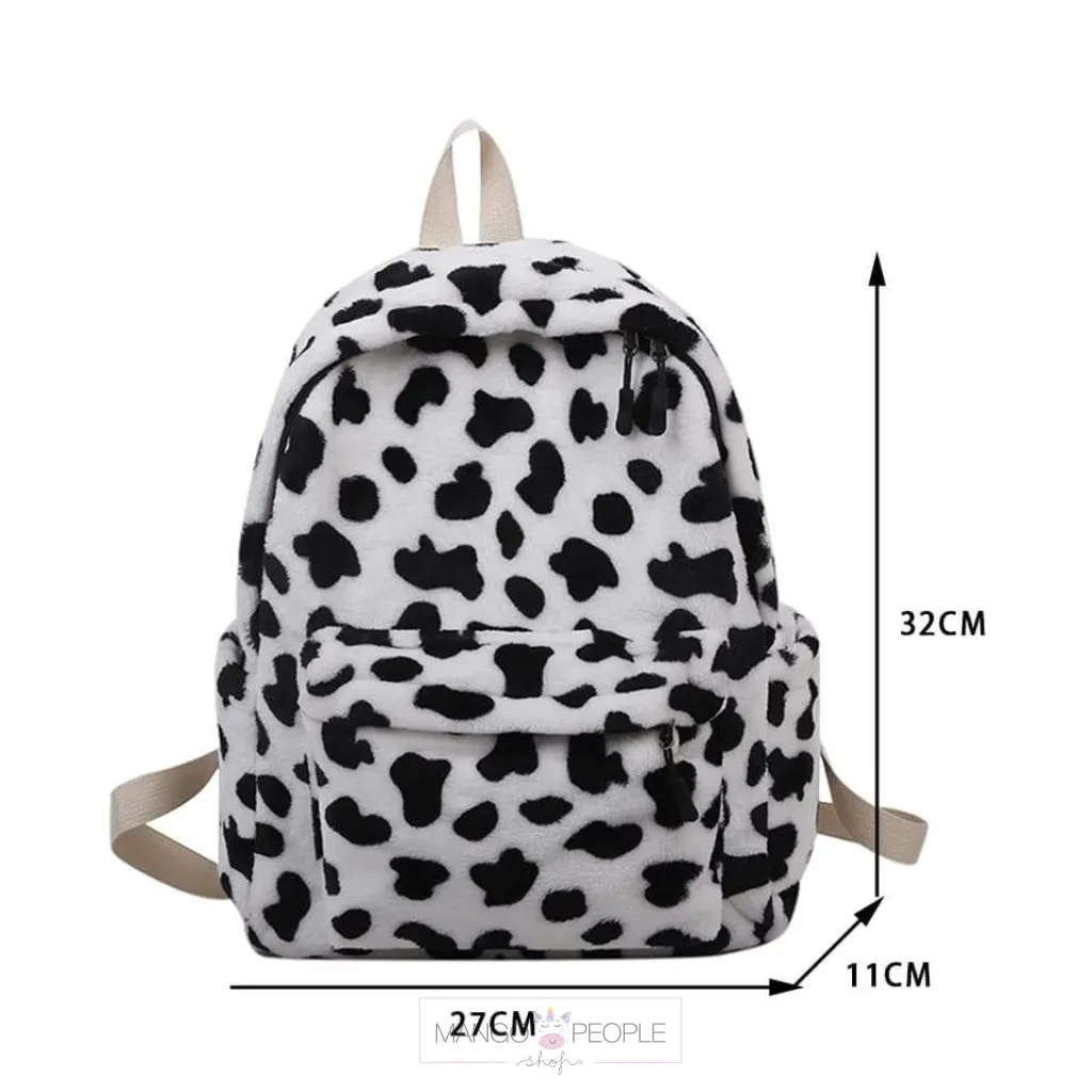 Cute Cow Print Backpack