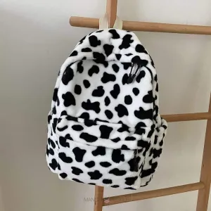Cute Cow Print Backpack