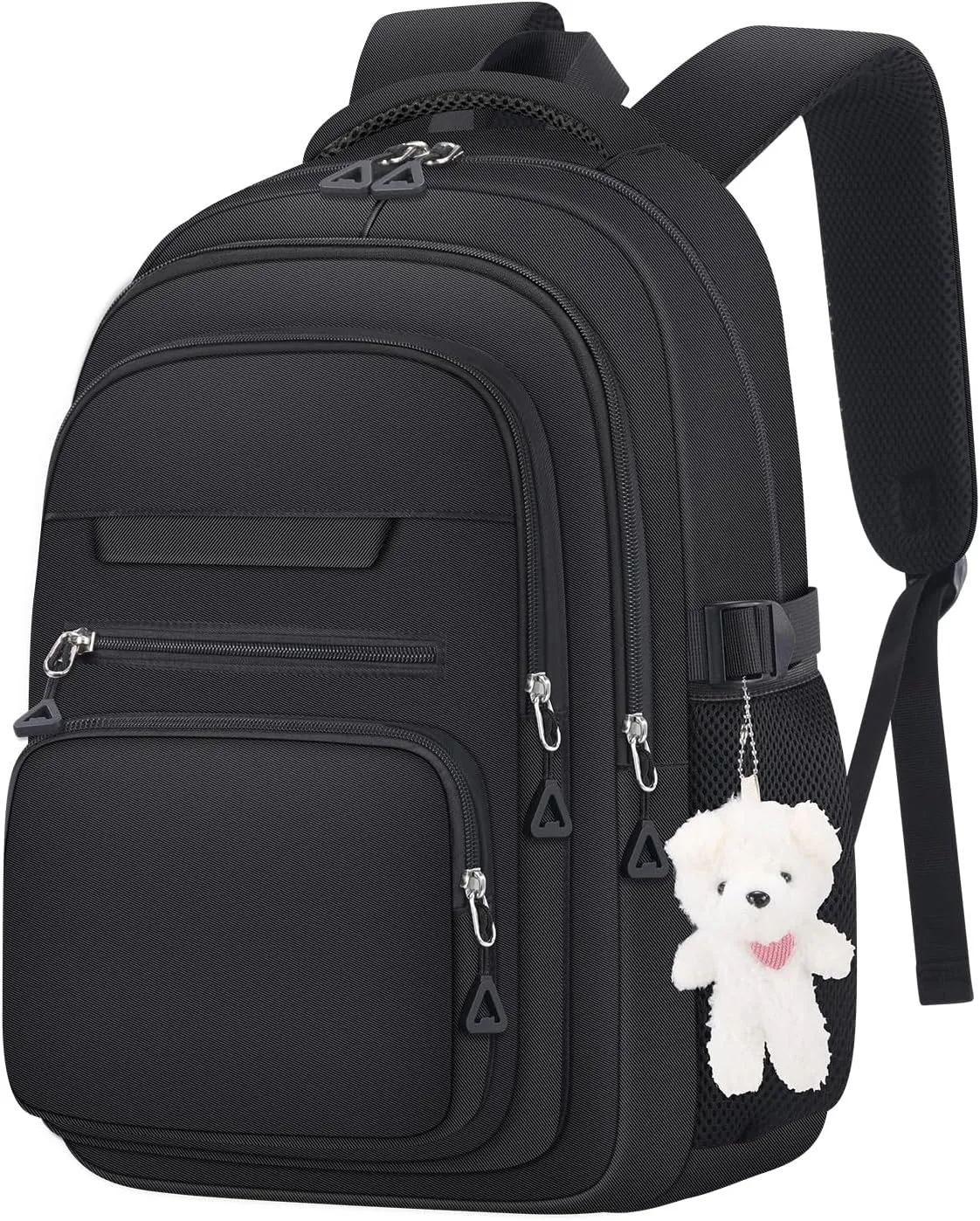 Cute Girls Backpack for School Kids Travel College backpack for Women Teen Black Bookbags Aesthetic Laptop Bagpack